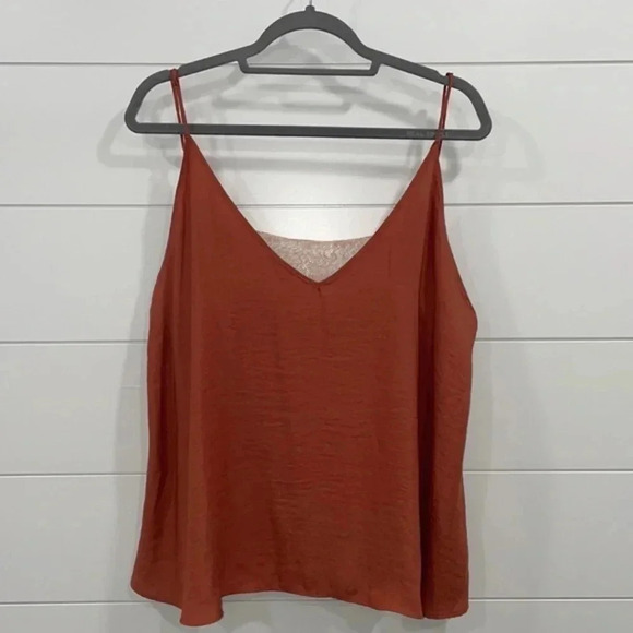 Intimately Free People Rust Orange Tank Top Size Large - Picture 3 of 10